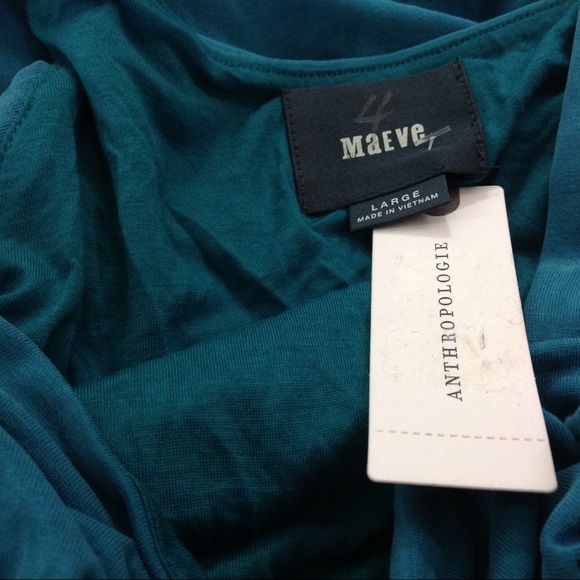 Maeve Anthropologie Dress Size L Blue Long Maxi - Picture 4 of 5